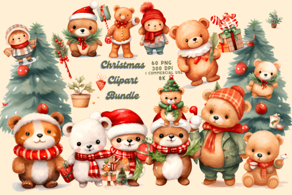 Christmas Clipart Bundle Review for Illustrations & Crafts