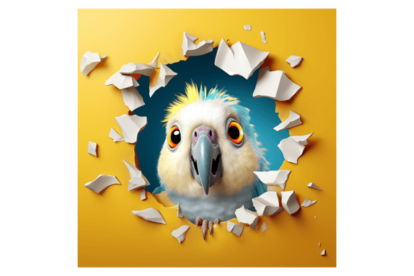Christmas Cockatiel Broken Wall 1 Review for Designers