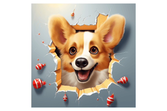 Christmas Corgi Broken Wall 1: A Review for Digital Sellers