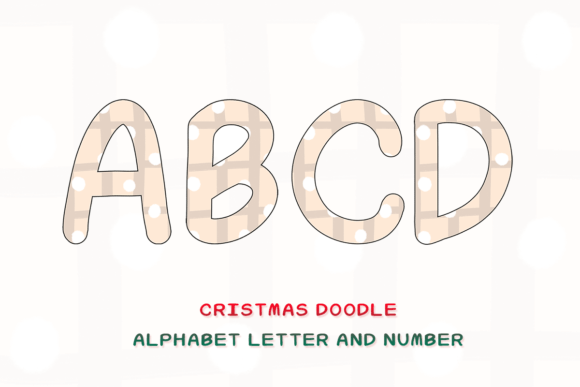 Christmas Doodle Alphabet Letter 1: A Designer's Review of Seasonal Illustrations