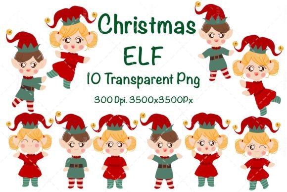 Christmas Elf PNG Review for Modern Illustrations