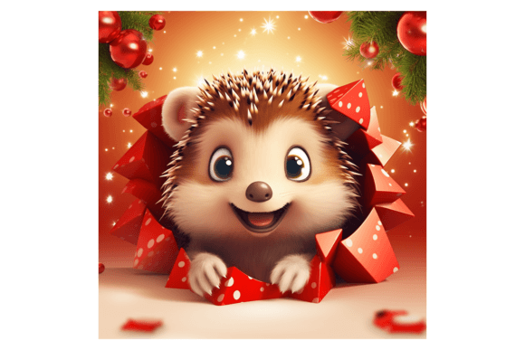 Christmas Hedgehog Broken Wall 2: A Fresh Look at Illustrations for Holiday Branding