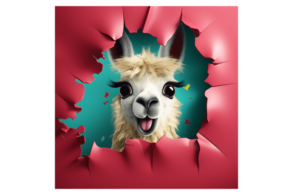 Christmas Llama Broken Wall 1: A Fresh Look at Seasonal Illustrations