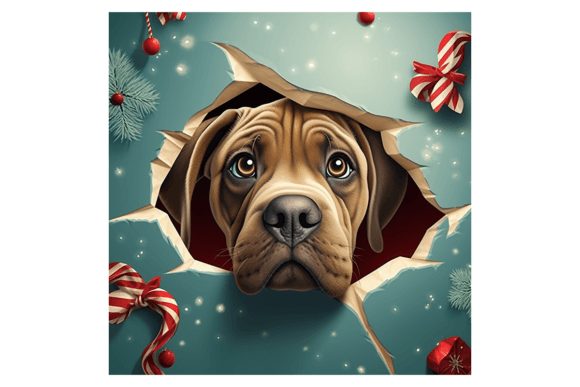 Christmas Mastiff Broken Wall 2: A Seller's Review of This Illustrations Asset