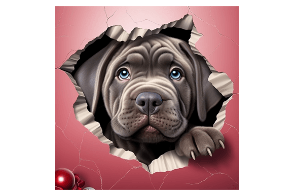 Christmas Neapolitan Mastiff Broken Wall 2: A Review for Digital Sellers