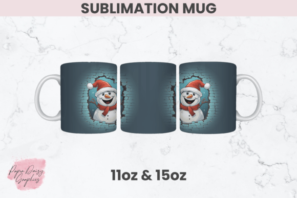 Christmas Snowman Sublimation Mug: A Review for Illustrations