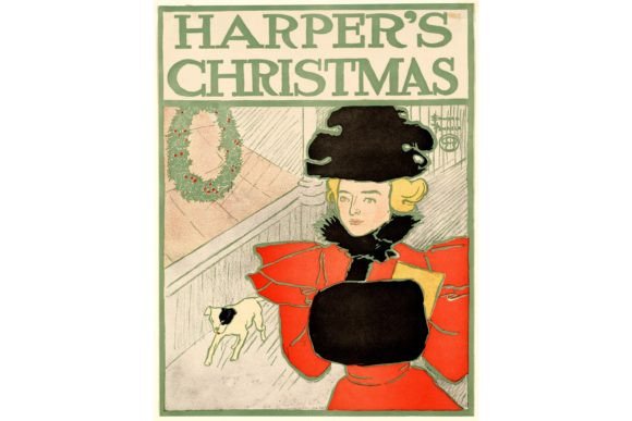 Harper's Christmas - Edward Penfield: Vintage Illustrations for Handmade Creators
