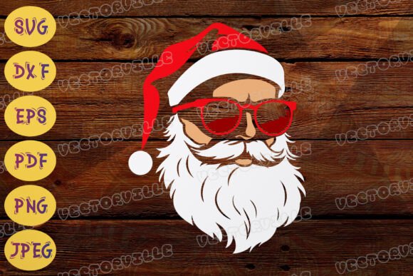 Rock Santa Claus SVG Cool Christmas DXF Illustrations Review